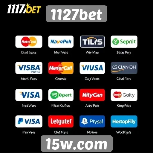 Mecanismos de pagamento no 1127bet