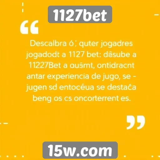 Opiniões de jogadores sobre o 1127bet